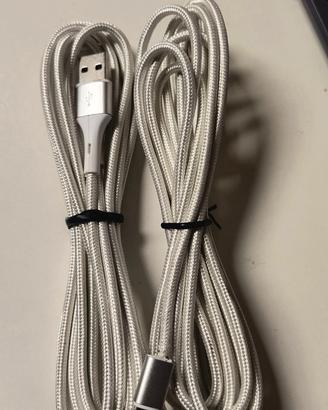 N.2 Cavi di ricarica Iphone, da USB-A a Lightning