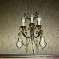 Lampadari e applique in ferro battuto e