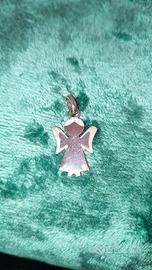 Ciondolo angelo in argento 