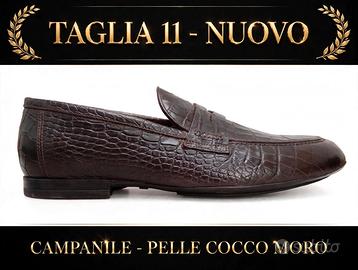 Campanile Uomo Tg 46 / 11 - Mocassino  Cocco Moro