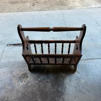 Portariviste in legno vintage