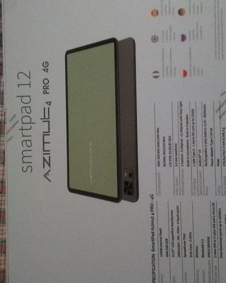 Tablet 12" Azimut4 Pro 6GB Ram 128 GB Octa Core