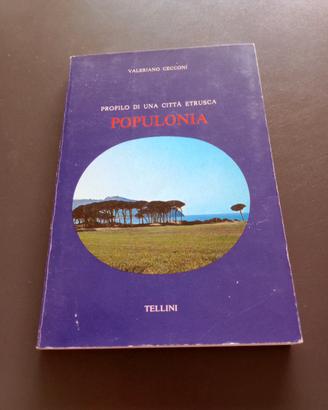 903 Libro Populonia profilo di città una etrusca