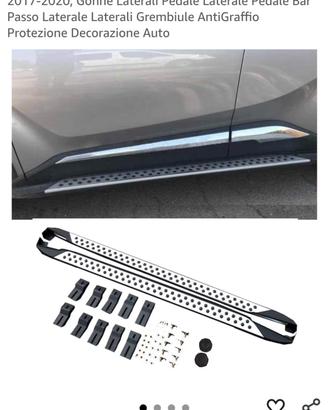 minigonne laterali Toyota CHR 2018 2019 2020 