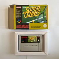 Super Tennis (Gioco SNES) (PAL) + Box e Vassoio