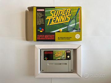 Super Tennis (Gioco SNES) (PAL) + Box e Vassoio