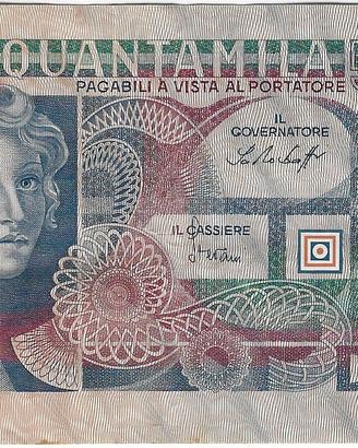Repubblica Italiana - 50.000 L. Volto di donna