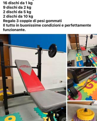 palestra con pesi