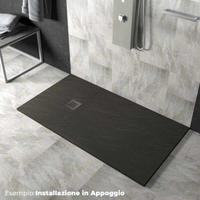 Piatto doccia effetto pietra, marca Fiora 80 x 100
