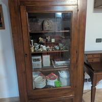 vetrinetta antica in noce 