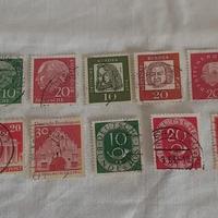 Francobolli Repubblica federale tedesca '50/'60