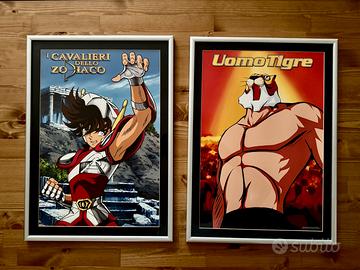 STAMPE 10 ANIME Uomo Tigre - Natuto - Dragon etc