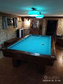 Biliardo MARI d'epoca (1960) in legno massello