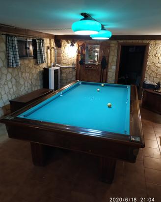 Biliardo MARI d'epoca (1960) in legno massello