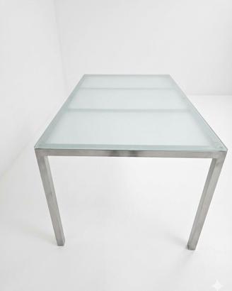 Tavolo Ikea  con piano in vetro