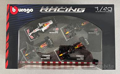 BURAGO 4xSET RED BULL EDIZIONE DA COLLEZIONE