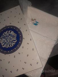 Lenzuolo Matrimoniale in Lino con Pizzo Calabro 