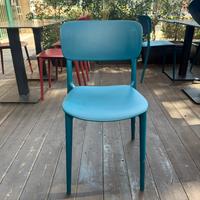 sedie blu moderno minimal