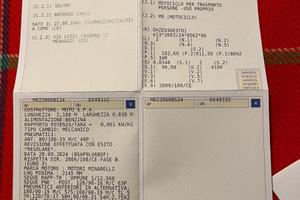 Moto alpinismo perfetta inutilizzata