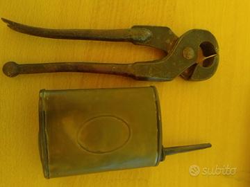 vintage pinza e oliatore