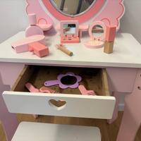 Specchiera bambina in legno