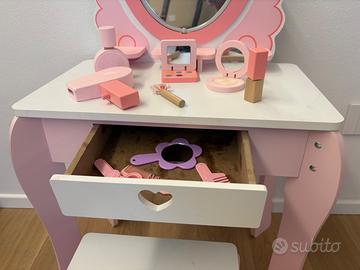 Specchiera bambina in legno