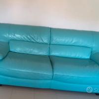 Coppia divani in vera pelle 