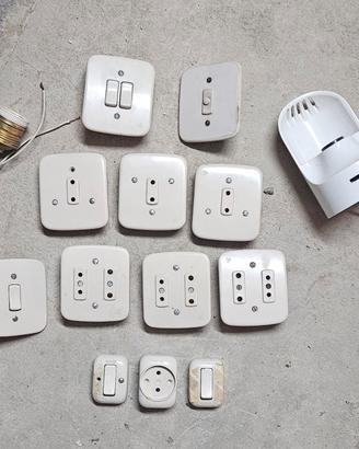 prese interruttori vintage vimar + ave