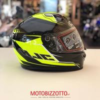 Casco Integrale HJC FG-ST Nero/Giallo Bolt