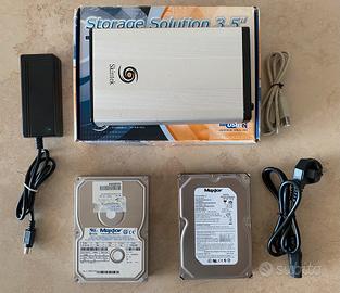 Hd maxtor + lettore hd 3,5"