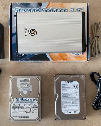 Hd maxtor + lettore hd 3,5"
