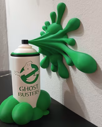 Lampada Spray Ghostbusters versione Slimer (Verde)