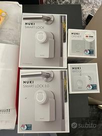 2 Smart lock Nuki 3.0 + opener + bridge