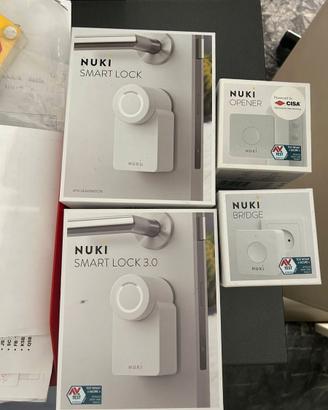 2 Smart lock Nuki 3.0 + opener + bridge