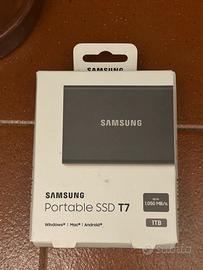 Hard Disk ssd Samsung T7 1tb nuovo