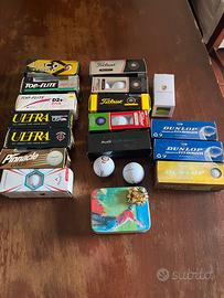 Maxi lotto palline da golf vintage nuove da collez