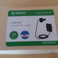 Caricabatterie smart hub auto usb 5 porte