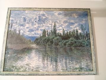 Poster cartonato di Monet incorniciato
