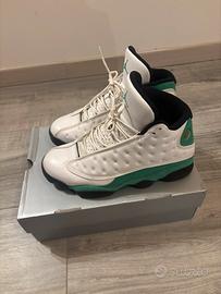 jordan 13 bianche e verdi
