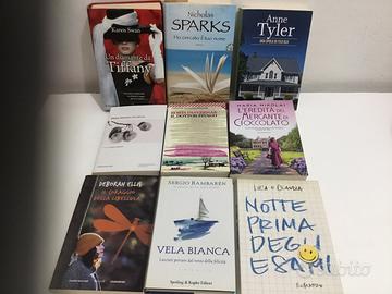 Lotto di nove romanzi sentimentali