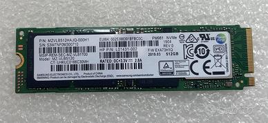 10 Dischi SSD NVME 512GB M.2 2280