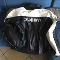 Giubbotto pelle moto Ducati artigianale