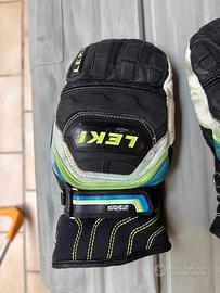 Guanti sci bambino pelle LEKI