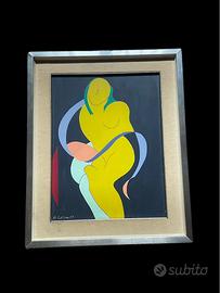 Pietro colliva :nudo con sciarpa (1977)