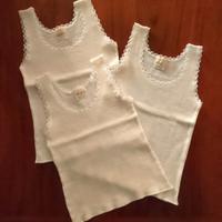 Set canottiere lana bambina