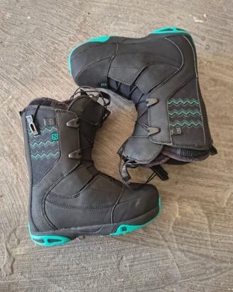 Salomon Ivy Scarponi Snowboard 38 - 23,5 cm - us 6