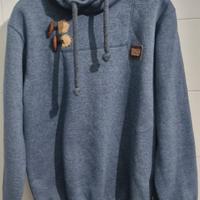 ice boys felpa uomo con cappuccio, logo applicato 