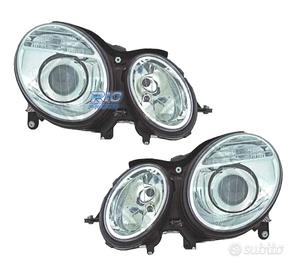 FARI PER MERCEDES CLASSE E W211 02-06 LENTE CROMAT