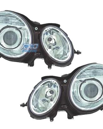 FARI PER MERCEDES CLASSE E W211 02-06 LENTE CROMAT