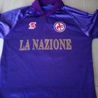maglia Fiorentina autografata da Roberto Baggio 